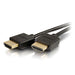 C2G 2ft 4K HDMI Cable - Ultra Flexible Cable with Low Profile Connectors - HDMI cable - HDMI male to HDMI male - 61 cm - double shielded - black