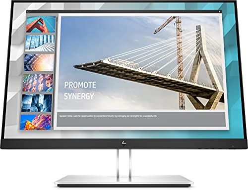 HP E24i G4 - E-Series - LED monitor - 24" - 1920 x 1200 WUXGA @ 60 Hz - IPS - 250 cd/m - 1000:1 - 5 ms - HDMI, VGA, DisplayPort - black