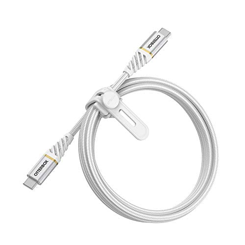 OtterBox Premium - USB cable - USB-C (M) to USB-C (M) - 1 m - cloud sky white