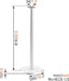 Vogel's Sound 5313 - Stand for speaker(s) - white - floor-standing - for Denon Heos 1, 3