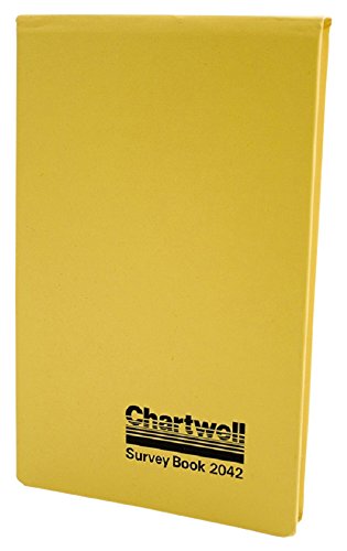 Best Value Exacompta Chartwell Dimensions Survey Book, 106 x 165 mm, Lined, Numbered