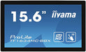 iiyama ProLite TF1634MC-B8X - LED monitor - 15.6" - open frame - touchscreen - 1920 x 1080 Full HD (1080p) @ 60 Hz - IPS - 450 cd/mï¿½ - 700:1 - 25 ms - HDMI, VGA, DisplayPort - black, matte