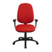 Energi-24 Synchro Tilt Ergonomic Office Chair with Adjustable Armrest and Seat Air-Care Red