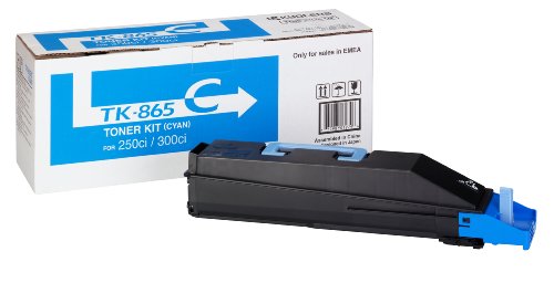 Best Value Kyocera Toner Cartridge TK-865 C - CYAN - 12.000 Pages Ultra High Capacity Genuine Premium Printer Toner - 1T02JZCEU0 - 0T2JZCEU - for TASKalfa 250ci / TASKalfa 300ci