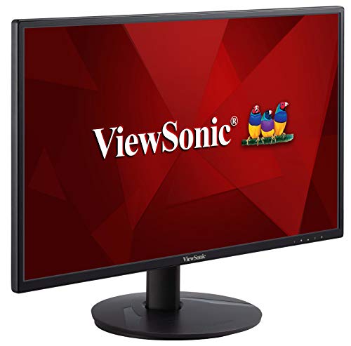 Viewsonic VA2718-sh - LED monitor - 27" (27" viewable) - 1920 x 1080 Full HD (1080p) @ 75 Hz - IPS - 300 cd/m? - 1000:1 - 5 ms - HDMI, VGA - black