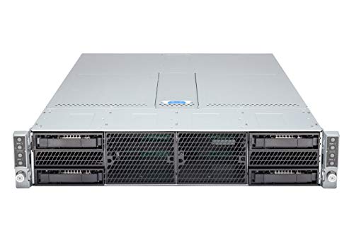 Intel Server Chassis H2204XXLRE - Rack-mountable - 2U - up to 4 blades - SATA/SAS - hot-swap - power supply - hot-plug