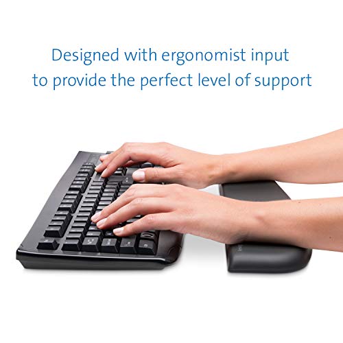 Kensington ERGOSOFT WR STANDARD - Keyboard wrist rest - black