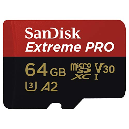 Extreme Pro microSDXC 64GB+SD Adapter