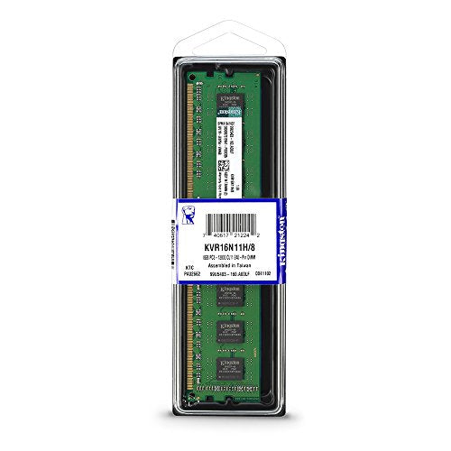 Kingston 8GB 1600MHz DDR3 Non-ECC CL11 DIMM STD Height 30mm