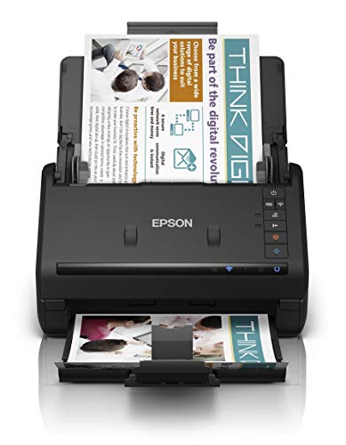 Epson WorkForce ES-500W II - Document scanner - Contact Image Sensor (CIS) - Duplex - 215.9 x 6069 mm - 600 dpi x 600 dpi - up to 35 ppm (mono) / up to 35 ppm (colour) - ADF (100 sheets) - up to 4000 scans per day - USB 3.0, Wi-Fi(n)