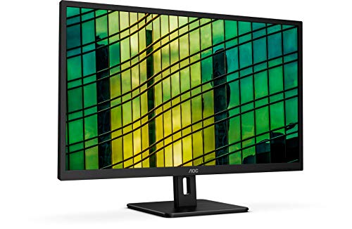 AOC Q32E2N - LED monitor - 32" (31.5" viewable) - 2560 x 1440 QHD @ 75 Hz - MVA - 250 cd/m - 3000:1 - 4 ms - HDMI, DisplayPort - speakers - black