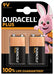 Duracell Plus Power 9V Battery PK2