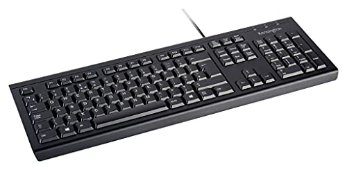 Kensington ValuKeyboard in black with USB connection - UK layout