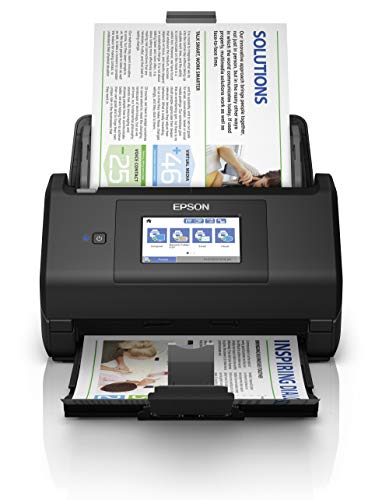 Epson WorkForce ES-580W - Document scanner - Contact Image Sensor (CIS) - Duplex - Legal - 600 dpi x 600 dpi - up to 35 ppm (mono) / up to 35 ppm (colour) - ADF (100 sheets) - up to 4000 scans per day - USB 3.0, Wi-Fi(ac)