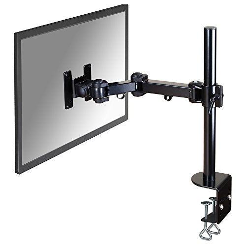 NewStar Full Motion Desk Mount (clamp) for 10-30" Monitor Screen, Height Adjustable - Black - Desk mount for LCD display (adjustable arm) - black - screen size: 10"-30"