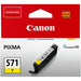 Canon CLI-571Y - 7 ml - yellow - original - ink tank - for PIXMA TS5051, TS5053, TS5055, TS6050, TS6051, TS6052, TS8051, TS8052, TS9050, TS9055