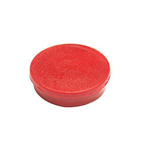 Best Value Bi-Office IM130509 30 mm Round Magnet - Red (Pack of 10)