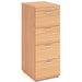 Impulse 4 Drawer Filing Cabinet Beech I000074