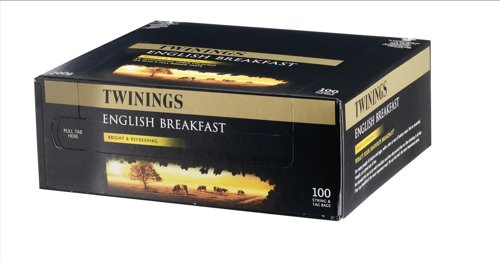 Best Value Twinings English Breakfast Tea Bags Ref A00805 - Pack 100