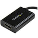 StarTech.com CDP2HDUCP USB-C to 4K HDMI Adapter with USB Power Delivery - 60 Watts - Black