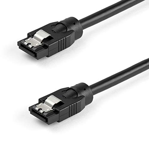 0.3M Round Sata Cable 6Gbs Black