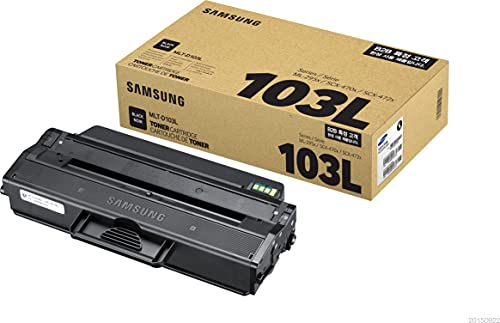 Samsung MLT-D103L - High Yield - black - original - toner cartridge (SU716A) - for Samsung ML-2950, 2951, 2955, 2956, SCX-4701, 4705, 4726, 4727, 4728, 4729, 4730