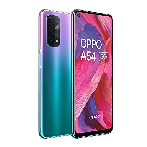 OPPO A54 6.5 Inch 5G Dual SIM Android 11 Qualcomm Snapdragon 480 USB C 4GB 64GB 5000 mAh Purple Smartphone