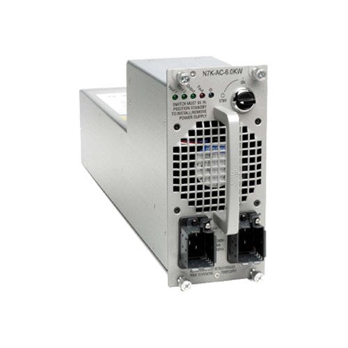 Cisco - Power supply - hot-plug / redundant (plug-in module) - AC 110-240 V - 6000 Watt - for Nexus 7000, 7010