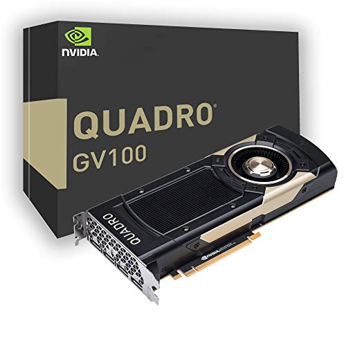 NVIDIA Quadro GV100 - Graphics card - Quadro GV100 - 32 GB HBM2 - PCIe 3.0 x16 - 4 x DisplayPort - Adapters Included