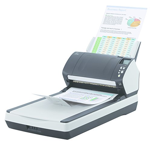 fi-7260 document scanner Includes PaperStream IP (TWAIN/ISIS) image enhancement solution and PaperStream Capture Batch Scanning Application60 ppm / 120 ipm @ 300dpi,  A4 FB + ADF for up to 80 sheets @ 80g/m2 , supports use of optional A3 Carrier Seet, iSOP Paper Protection Mechanism, ScanSnap Manager for fi Series, Scanner Central Admin, ISIS, USB 3.0