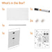 Nobo Impressionpro Glass Mag Whiteboard 1900X1000Mm White Dd