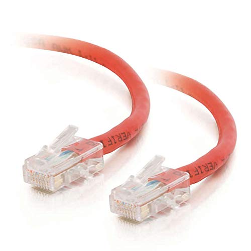 C2G Cat5e Non-Booted Unshielded (UTP) Network Crossover Patch Cable - Crossover cable - RJ-45 (M) to RJ-45 (M) - 3 m - UTP - CAT 5e - stranded, uniboot - red