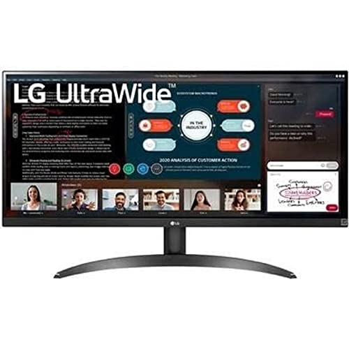 LG 29WP500-B - LED monitor - 29" - 2560 x 1080 UWFHD @ 75 Hz - IPS - 250 cd/mï¿½ - 1000:1 - HDR10 - 5 ms - 2xHDMI