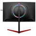 AOC Gaming AG273QCG - AGON Series - LED monitor - curved - 27" - 2560 x 1440 QHD @ 165 Hz - TN - 400 cd/m - 1000:1 - DisplayHDR 400 - 1 ms - HDMI, DisplayPort - speakers - black, red