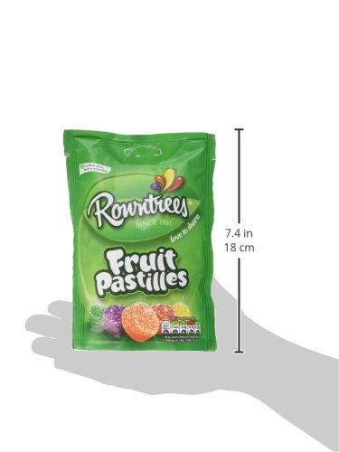 Rowntrees Fruit Pastilles Sweets Sharing Pouch 143g 12466090