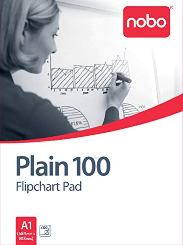 Best Value Nobo Flipchart Pad, A1, Plain, 100 Sheets, 34633681