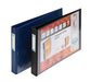 Elba Vision A3 Ring Binder 4 D-Ring Landscape PVC 30mm 300 Sheets Blue