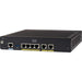 Cisco Integrated Services Router 921 - Router - WWAN - 4-port switch - GigE - WAN ports: 2