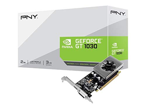 PNY GeForce GT 1030 - Graphics card - GF GT 1030 - 2 GB GDDR5 - PCIe 3.0 x4 low profile - DVI, HDMI