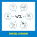 WiZ - LED light bulb - shape: A60 - E27 - 8 W (equivalent 60 W) - class A+ - 16 million colours - 2200-6500 K