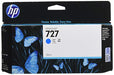 HP 727 - B3P19A - 1 x Cyan - Ink cartridge - For DesignJet T1500, T2500, T920