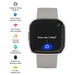 Fitbit Versa 2 - Mist grey - smart watch with band - silicone - stone - Bluetooth - 40 g