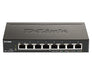 D-Link EasySmart Switch DGS-1100-08P - V2 - switch - smart - 8 x 10/100/1000 (PoE) - desktop - PoE (64 W)