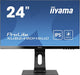 iiyama ProLite XUB2490HSUC-B1 - LED monitor - 24" (23.8" viewable) - 1920 x 1080 Full HD (1080p) @ 60 Hz - IPS - 250 cd/m - 1000:1 - 4 ms - HDMI, VGA, DisplayPort - speakers - black