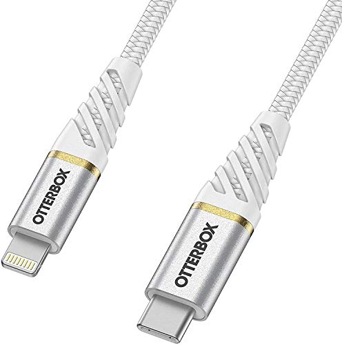 OtterBox Premium - Lightning cable - Lightning male to USB-C male - 1 m - cloud sky white - USB Power Delivery (60W) - for Apple iPad/iPhone/iPod (Lightning)