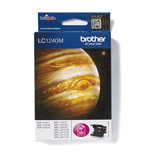 Brother LC1240M - Magenta - original - ink cartridge - for Brother DCP-J525, J725, J925, MFC-J430, J5910, J625, J6510, J6710, J6910, J825