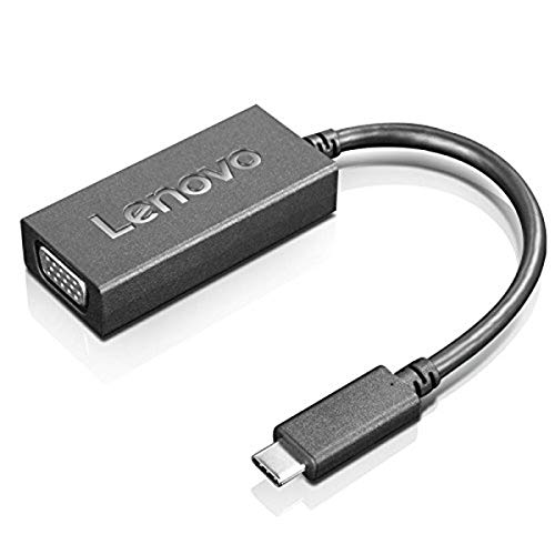 Lenovo - USB / VGA adapter - USB-C (M) to HD-15 (VGA) (F) - 1920 x 1200 (WUXGA) support - CRU - for ThinkCentre M90, ThinkPad E14 Gen 3, L14 Gen 2, L15 Gen 2, P14s Gen 2