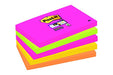 Best Value Post-it 655S-N 76 x 127 mm Super Sticky Notes, Cape Town Colour Collection, 5 Pads (90 Sheets Per Pad)