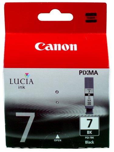 Canon PGI-7 BK - 2444B001 - 1 x Black - Ink tank - For PIXMA iX7000,MX7600