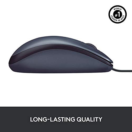 Logitech B100 Optical USB Mouse - Black